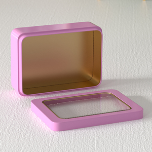 Bán buôn cá nhân kẹo tin kẹo có thể với cửa sổ kim loại tin Cookie container - Product Image 6