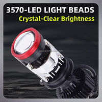 Ampoule de voiture JIACHI Bi LED Y7 Projecteur H4 Faisceau Haut/Bas Canbus 200W 6000K Nouvelle Adaptation Universelle Ligne de Coupure Turbo