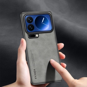 Casing Pria Bisnis Mewah untuk Xiaomi 17 Pro Max / 17 Pro / 17 Kulit Domba Penutup Belakang Tahan Benturan Lensa Lengkap - Product Image 4