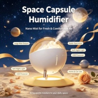 Nouvel Arrivage : Humidificateur pour Animaux de Compagnie en Forme de Capsule Spatiale Mignonne, Grand Volume de Brume, Diffuseur Portable USB Type C pour Bureau, Maison, Voiture, Hôtel