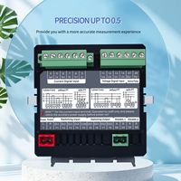 Compteur multifonctionnel TOMZN 3 phases 4 fils pour tension de ligne, courant, puissance active/reactive, PF, RS485, mot de passe