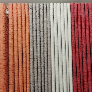 Fabricante fornecedor fornecer estoque cortina jacquard apagão tecido da cortina do jacquard baixo MOQ - Product Image 1