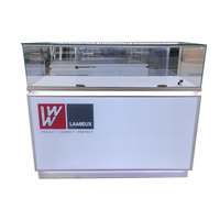 Vitrine en Verre à Éclairage LED pour Téléphones Portables, Meuble de Rangement Métallique Personnalisé pour Produits Électroniques, Présentoir pour Téléphones Mobiles