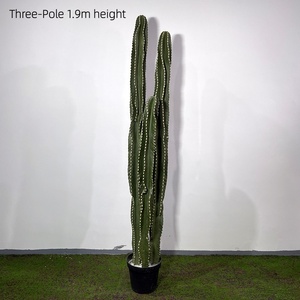 Colonne <span class=keywords><strong>spirale</strong></span> de <span class=keywords><strong>cactus</strong></span> artificiel grand format <span class=keywords><strong>en</strong></span> PU souple, multi-pièces, respectueux de l'environnement, fourni par le fabricant - Product Image 4
