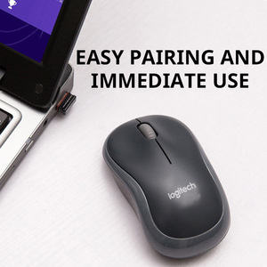 Logitech chuột không dây m187p chuột văn phòng nhà pin USB Mini Chứng Khoán Logitech M171 chuột không dây cho PC Lenovo M120 chuột 1000 - Product Image 3