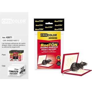 RoetON Adhesive Rat Trap 20x15 Cm Sticky Glue Board For Rats And Mice Control - Product Image 1