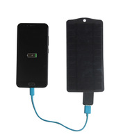 Port USB 2.5W Mini chargeur de panneau solaire pour Android iPhone Chargeur solaire monocristallin
