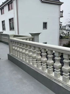 Barandilla de Aluminio para Balcón, Parapeto de Seguridad, Barandilla para Terraza, Balaustrada para Techo, Montaje en Suelo, Garantía de 3 Años - Product Image 1