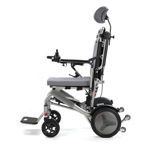 Silla de ruedas eléctrica con respaldo alto para discapacitados, suministros médicos plegables portátiles chinos, de energía, de respaldo alto - Product Image 2