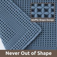CF Offre Spéciale tapis de bain gaufré Boho tapis de bain avec glands pour salle de bain sol lavable en Machine tapis de salle de bain Ultra doux