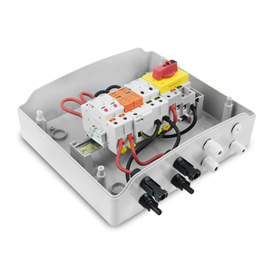 Güneş fotovoltaik PV birleştirici kutusu yıldırımdan korunma 2 giriş 1 çıkış DC 1000V sigorta MCB SPD su geçirmez kutu IP65 12 yolu - Product Image 6