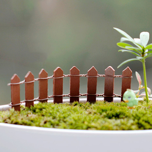 Mini clôtures en bois colorées, miniatures, palissades, décorations de paysage, ornements de jardin, accessoires de bricolage - Product Image 4