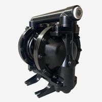 Pompe à diaphragme en aluminium de 1 pouce de qualité supérieure PD10A-BAS-AAA, basse pression, actionnée par air, personnalisable OEM, transfert sécurisé pour produits chimiques