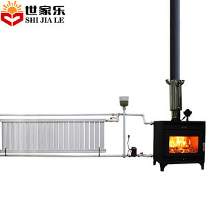 Estufa de Leñ<span class=keywords><strong>a</strong></span> Independiente de Estilo Europeo, <span class=keywords><strong>Chimenea</strong></span> Interior con Calefacción por Circulación de Agua, Conexión para Radiador - Product Image 2