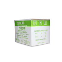 PB017 ZOGEAR dentaire fournisseur Jetable personnalisé Polygard bavoirs dentaires