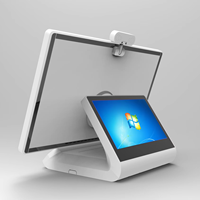 Terminal de point de vente tactile tout-en-un de haute qualité, 21,5 pouces, WiFi 6, Bluetooth 5.2, système de point de vente intelligent Windows, processeur I3