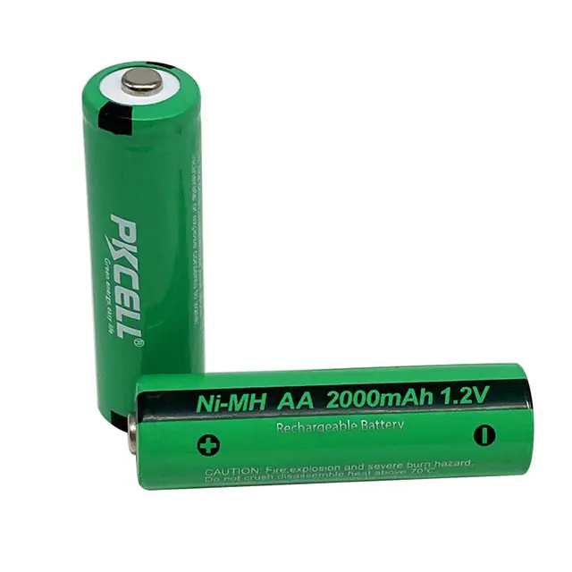 Ni-mh aa 2000mAh pkcell הטוב ביותר מחיר חדש עיצוב נטענת סוללות עבור ציוד רפואי