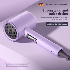 Secador de Pelo Inteligente con Temperatura Constante, Iones Negativos y Rayos Azules, para Dormitorios Estudiantiles y Peluquerías, Motor sin Escobillas de 1800W, 3 Velocidades - Product Image 2