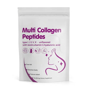 Collagène multi-peptides en marque privée avec biotine, poudre de collagène hydrolysée pour les cheveux, les ongles et les articulations, formule personnalisée - Product Image 1