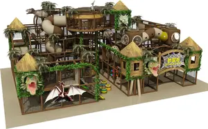2024 бесплатный дизайн, коммерческое оборудование для игровых площадок для детей, африканские джунгли, анимированные тематические парки для продажи