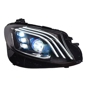DOS Auto <span class=keywords><strong>pour</strong></span> Mercedes-Benz Classe E W213 Ensemble de phares 16-20 Phare modifié avec style Maybach Feux de jour à LED - Product Image 2