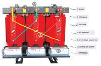 Transformateur de puissance toroïdal sec triphasé 11KV vers 480V 2500KVA, faible bruit, haute efficacité, bobinage en cuivre, prix usine