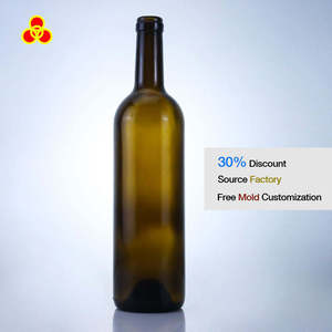Botella <span class=keywords><strong>de</strong></span> Vino <span class=keywords><strong>de</strong></span> Vidrio Verde Borgoña <span class=keywords><strong>de</strong></span> 750 ml con Tapón <span class=keywords><strong>de</strong></span> Corcho - Product Image 2