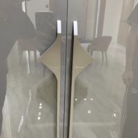 Poignée de meuble de luxe moderne en profilé d'aluminium pour chambre, cuisine extérieure, salle de bain, hôtel, commode, armoire et tiroir