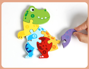 Puzzle dimensionnel pour l'éducation de la petite enfance et le développement cognitif. - Product Image 4