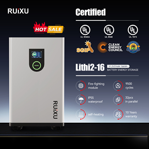 Batterie solaire au lithium LiFePO4 de haute qualité Ruixu 2026, nouvelle, 51,2 V, 314 Ah, 16 kWh |   Stock local aux États-Unis avec 9500 cycles et garantie de 10 ans - Product Image 1