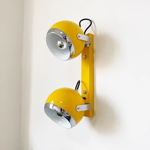 <b>Wall</b> Lamp Yellow Dual Head Adjustable E27 Led <b>Light</b> Source For Bedroom Living Room Study Nordic Style - Product Image 1