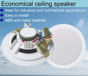 Altoparlante Full Range da 8 Pollici 10W, Sistema PA in Plastica ABS 100V, Altoparlante da Soffitto Economico, Vendita Calda, Offerta di Fabbrica OEM - Product Image 2