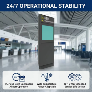 Sistema di Display LCD Personalizzato FIDS per Informazioni e Orientamento Passeggeri in Aeroporti e Metropolitane - Product Image 4