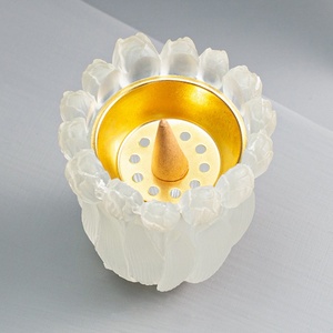 Plato Difusor de Aroma Creativo de Resina, Decoración para Mesa de Té y Escritorio de Oficina, Pequeño Difusor de Aroma para el Hogar - Product Image 2