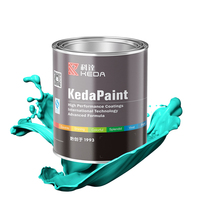 Peinture automobile Keda à séchage rapide 2K couleur unie pour la finition de carrosserie