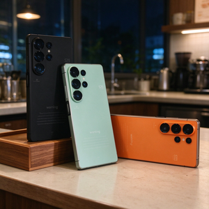 Smartphones S25 ultra 5G au design élégant, coque arrière couleur dégradée, vente en gros de téléphones portables - Product Image 1