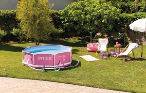 <span class=keywords><strong>INTEX</strong></span> 28290 <span class=keywords><strong>244</strong></span>*76cm <span class=keywords><strong>Piscina</strong></span> Redonda Rosa para Exteriores, Nueva, Venta al por Mayor, para Diversión Familiar, <span class=keywords><strong>Piscina</strong></span> Elevada con Estructura de Acero - Product Image 5
