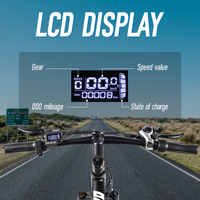Vélo électrique Chamrider DM427 avec moteur de moyeu arrière sans balais, batterie au lithium 48V 27Ah, cadre en alliage d'aluminium, livraison de vélos électriques