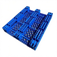 Palettes en plastique de grande taille de couleur personnalisée, palettes de liquidation en plastique, palettes résistantes aux intempéries et à l'humidité pour le stockage