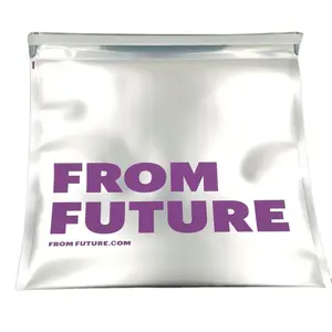 Bolsas de embalaje, bolsa de papel de aluminio con logotipo personalizado, bolsas de envío plateadas para ropa, zapatos y ropa sin BPA, 1000 Uds.