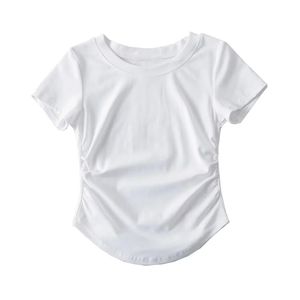 2025 Nueva camiseta <span class=keywords><strong>de</strong></span> alta calidad <span class=keywords><strong>de</strong></span> verano para <span class=keywords><strong>mujer</strong></span>, camiseta <span class=keywords><strong>de</strong></span> manga larga para gimnasio, ropa <span class=keywords><strong>de</strong></span> entrenamiento para Yoga y correr - Product Image 1