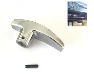 Poignée de frein à main en aluminium chromé compatible avec VW Type 2 Bus Bay Window 1968-1979 - Product Image 4