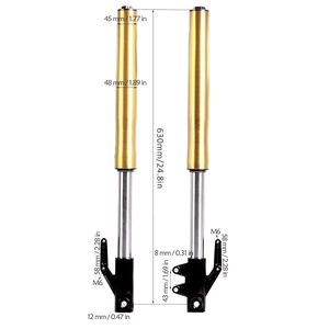 Suspension d'amortisseur de fourche avant à l'envers de 630MM pour pièce de <span class=keywords><strong>Motocross</strong></span> chinoise Apollo Dirt Pit Bike CRF - Product Image 4