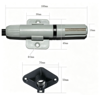 Sensor Suhu dan Kelembapan Barometrik SHT20 SHT30 SHT45 RS485 I2C Penutup Pelindung Sensor Cangkang Sensor Kelembapan Tanah