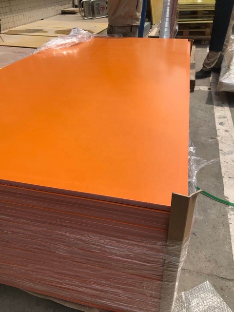 3021 Phenolic Paper Laminated Sheet Orange Brown Color High Voltage 33kV Rated Electrical Insulation Board 0.5-120mm Thickness B