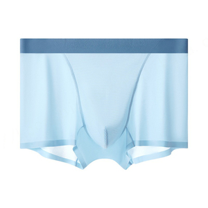 Directo de fábrica 86% Nylon 14% Spandex Cómodo Seda de hielo Transpirable Cool Men's Boxer Briefs Boxer Shorts Ropa interior - Product Image 2