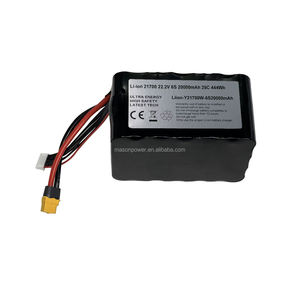 Tabless hücre teknolojisi 25C sürekli deşarj ile Ultra yüksek kapasiteli <span class=keywords><strong>22</strong></span>.<span class=keywords><strong>2V</strong></span> <span class=keywords><strong>20000mAh</strong></span> 6S4P yüksek güvenlik pil - Product Image 6