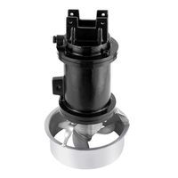 Mélangeur submersible QJB en acier inoxydable à faible vitesse avec pales d'agitation à poussée pour le traitement des eaux usées