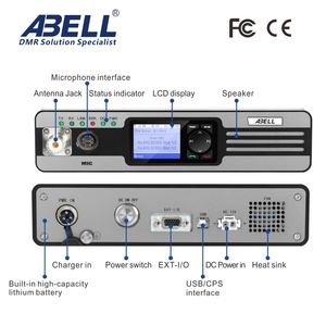 เครื่องทวนสัญญาณวิทยุสื่อสารแบบสองทาง ABELL R50 ดิจิตอล DMR แบบพกพา UHF VHF เครื่องทวนสัญญาณวิทยุสื่อสารแบบพกพา - Product Image 5