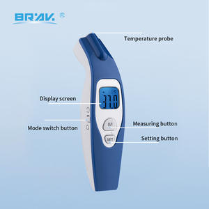 רפואיים ביתי מדי חום דיגיטלי ללא מגע מדחום אינפרא אדום - Product Image 3